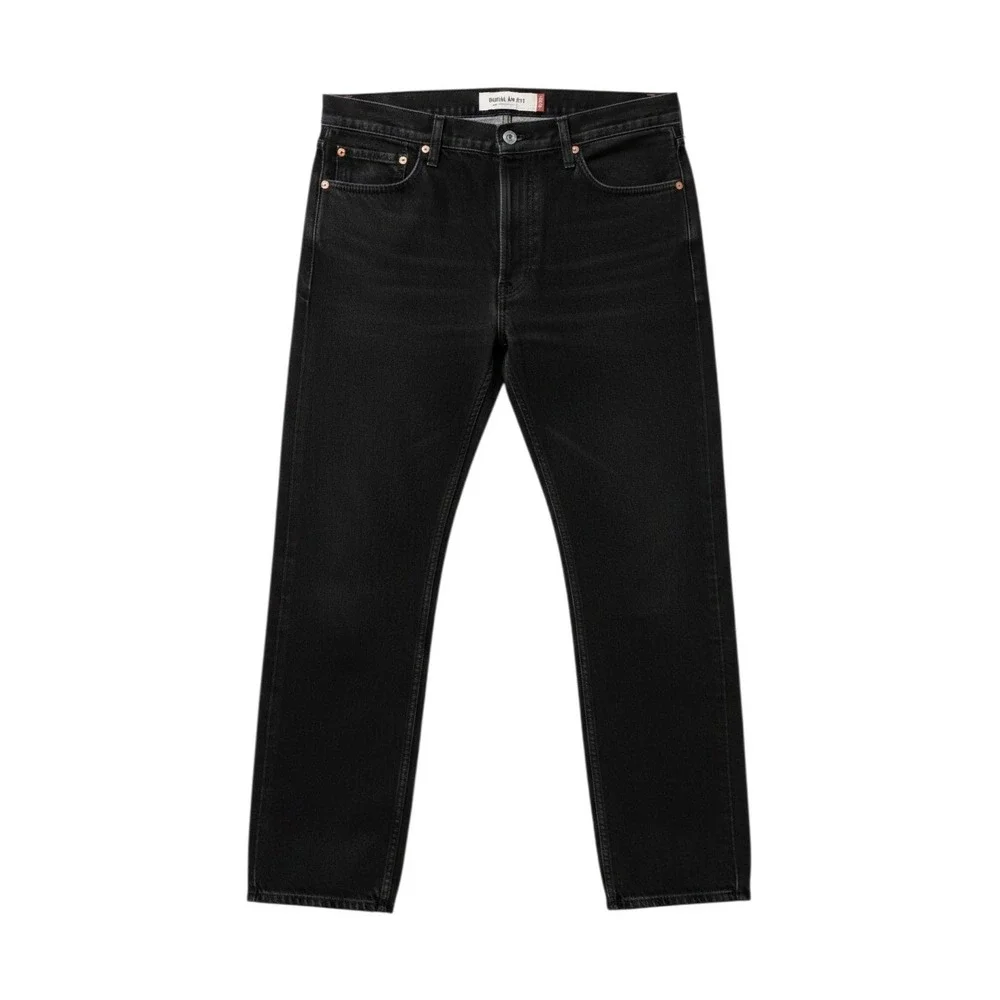 Levi's 505 Jeans Black Regular Fit Straight Leg Denim - 40x32